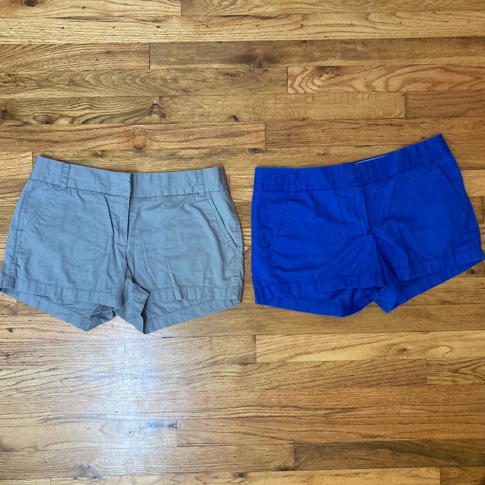 Bundle of 2 J. Crew Shorts Size 6